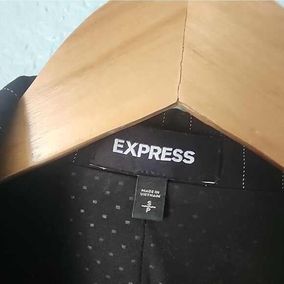 Express button front blazer sport jacket minimalist contemporary - Picture 3 of 16